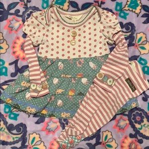 EUC Matilda Jane outfit size 3-6 Months